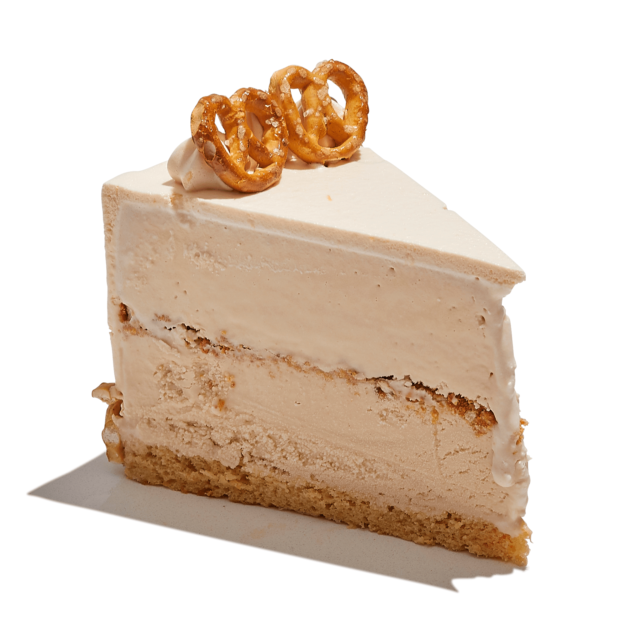 SALTED CARAMEL PRETZEL ICE CREAM CAKE - SHIPPED NATIONWIDE