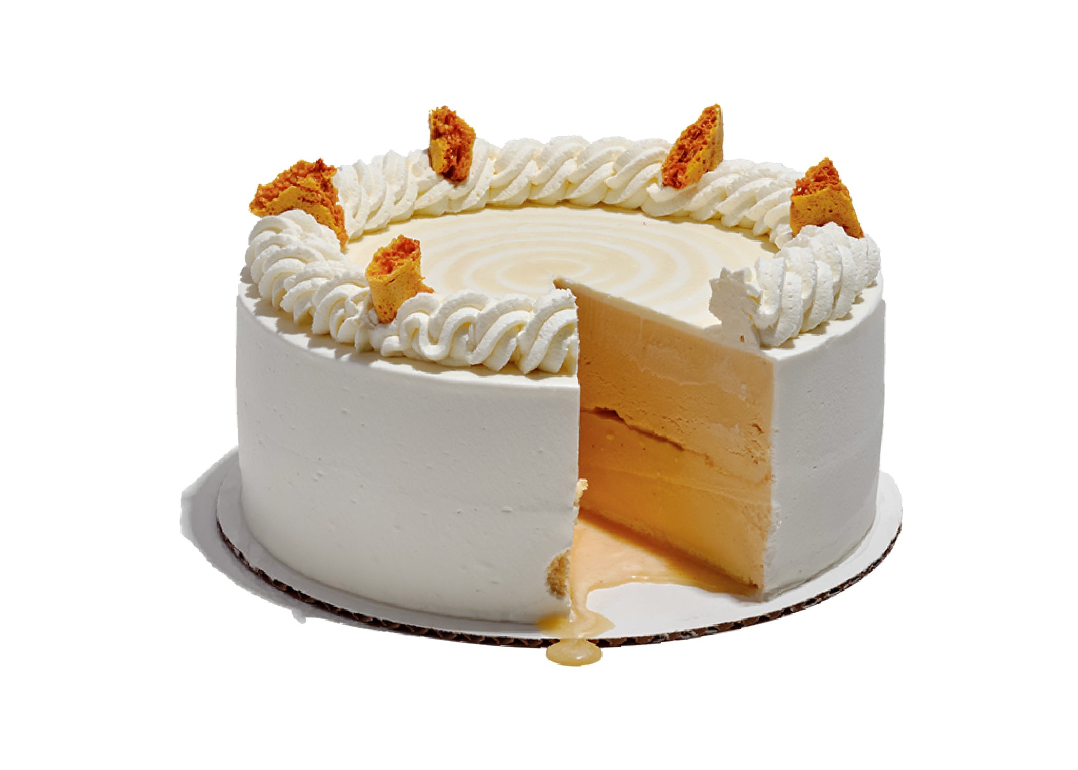 BURNT HONEY VANILLA ICE CREAM CAKE