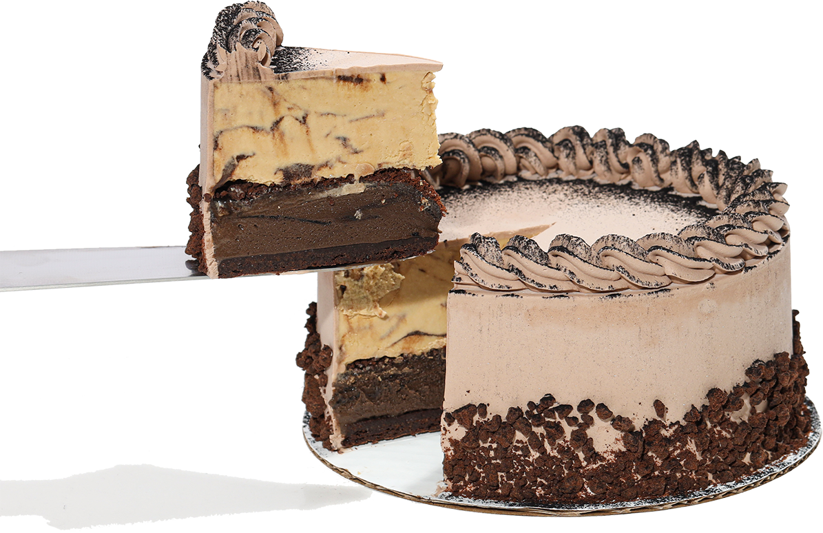 MIDNIGHT BROWN SUGAR MOCHA ICE CREAM CAKE