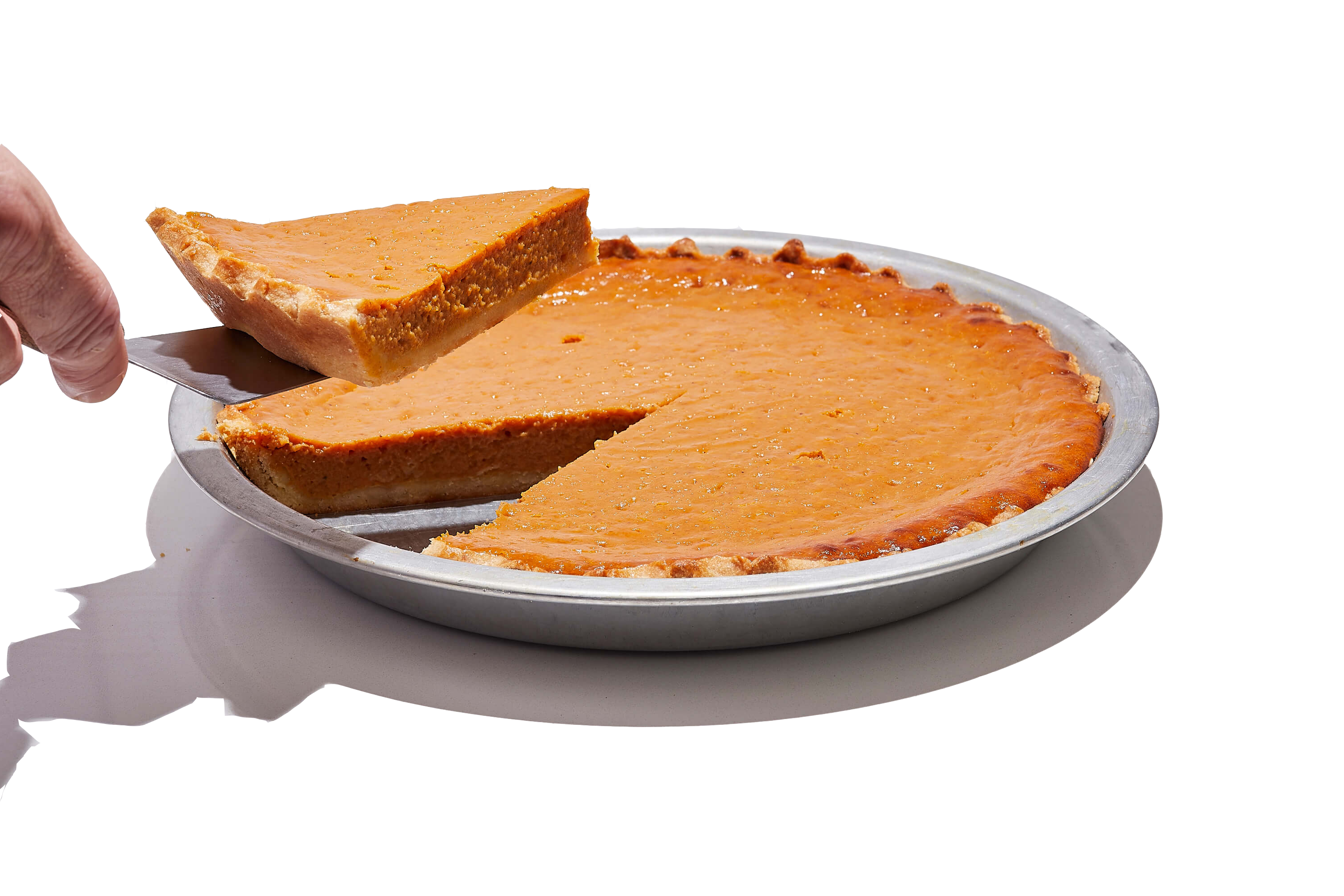 PUMPKIN PIE WITH SWEET BUTTER CRUST