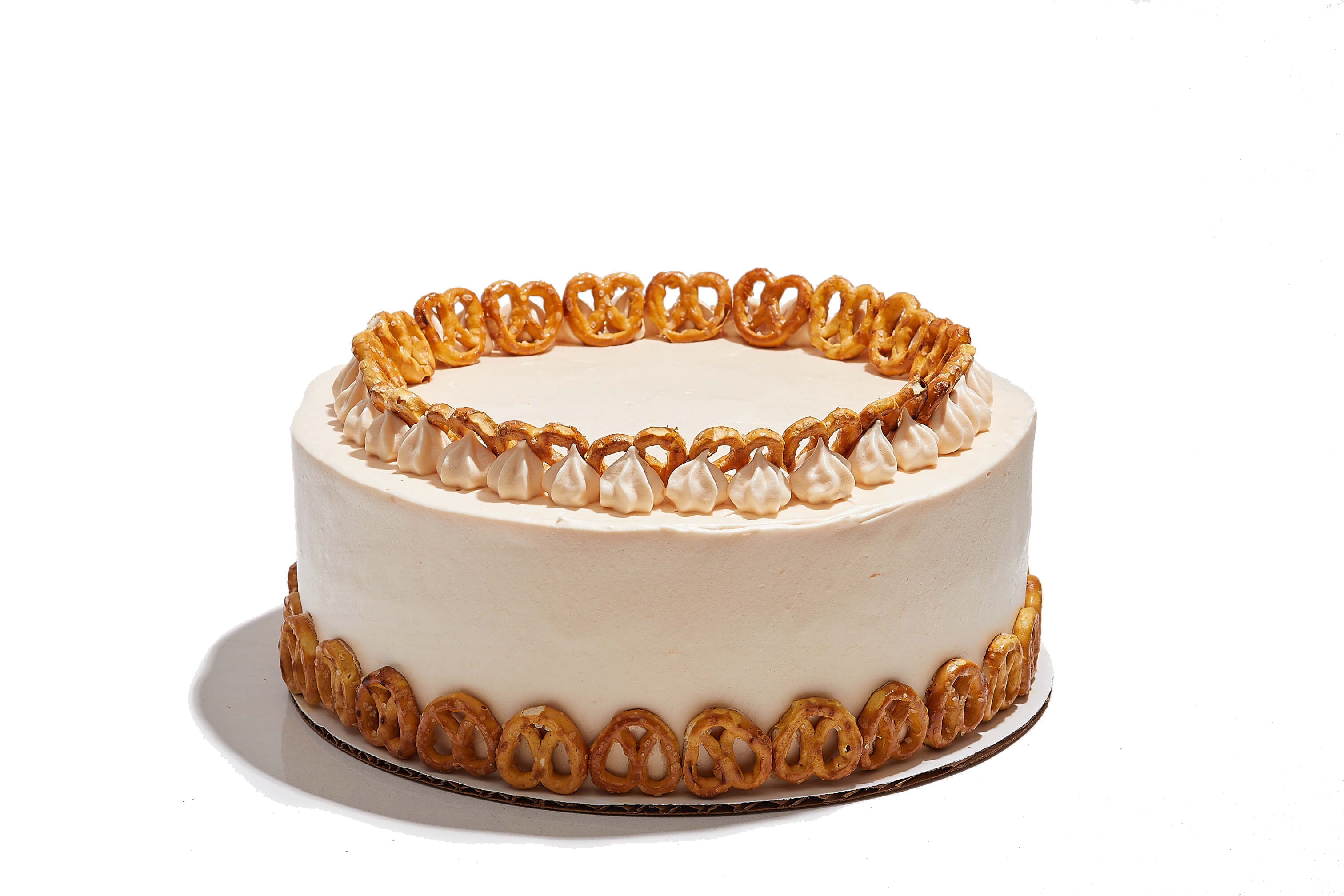 SALTED CARAMEL PRETZEL ICE CREAM CAKE - SHIPPED NATIONWIDE