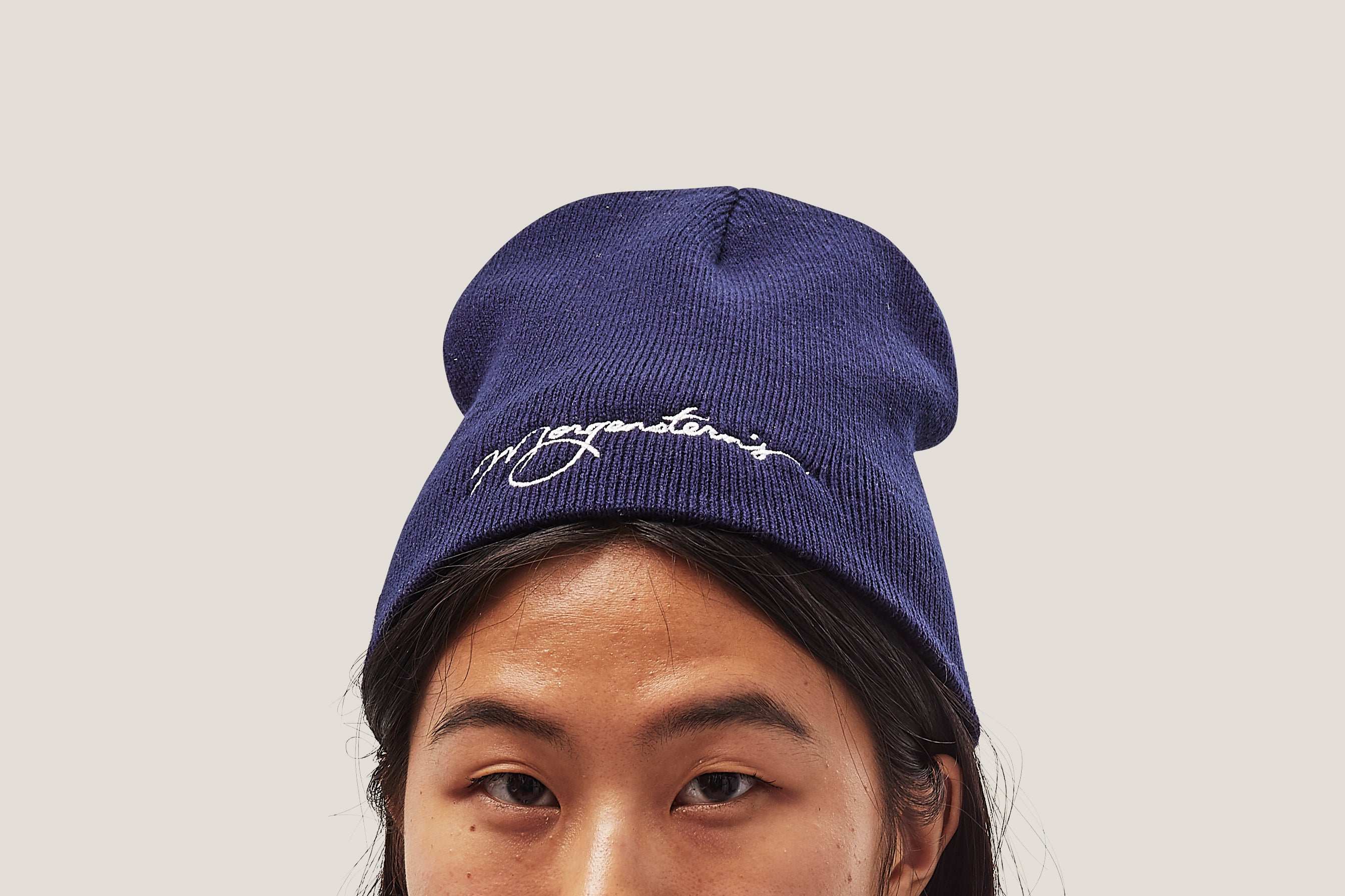 NAVY BEANIE