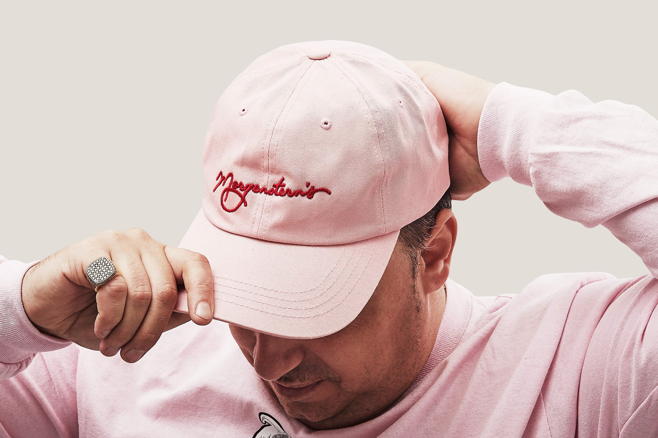 PINK LOGO CAP